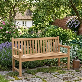 Skagen bænk i teaktræ | 150 cm